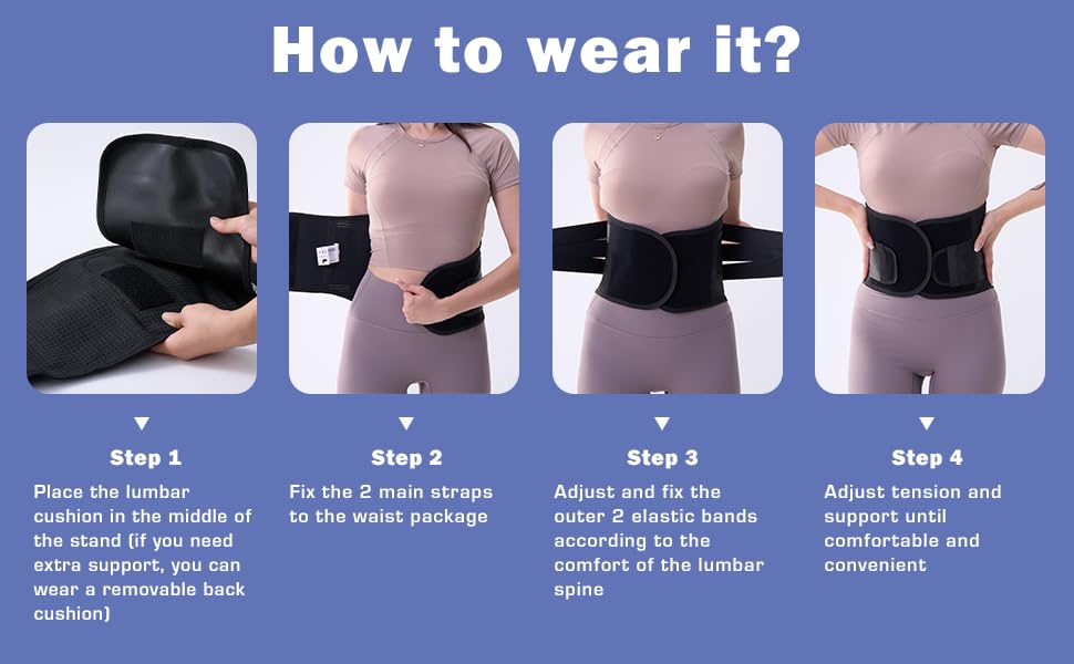 Lower Back Support Belt for Men